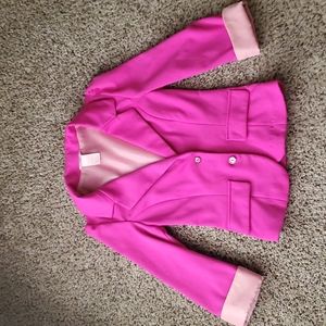 Little girls pink blazer